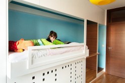 Дизайн спальни  детской в доме в Варшаве, Польша.