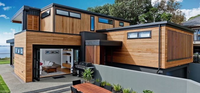 A Modern Two-Storey Dwelling Inspiring Calmness in New Zealand