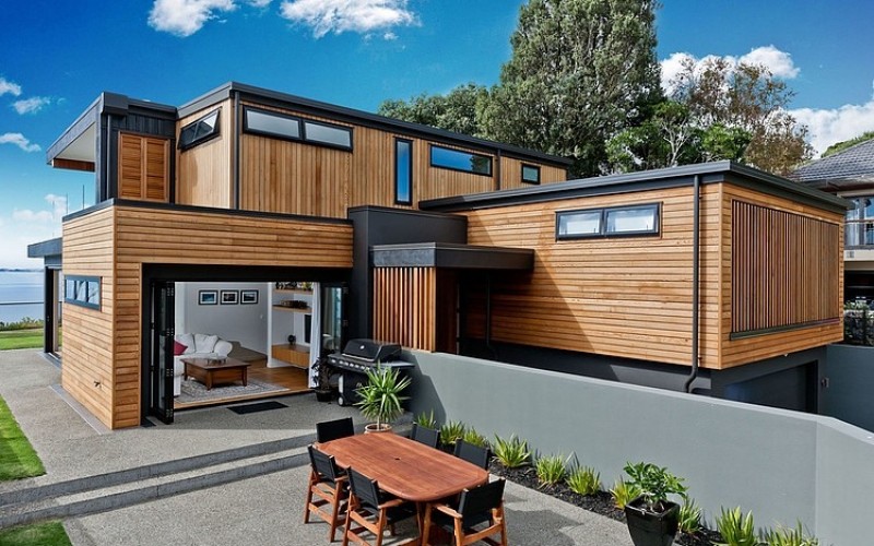 A Modern Two-Storey Dwelling Inspiring Calmness in New Zealand
