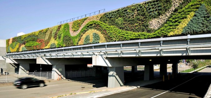North America’s Largest Living Wall by Green Over Grey