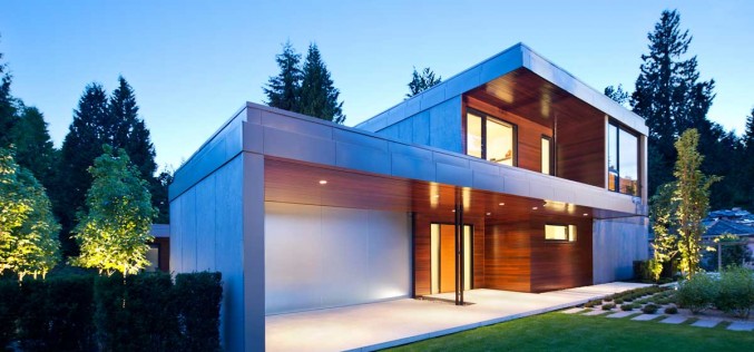 Architect Randy Bens has designed a contemporary family home in West Vancouver, Canada.