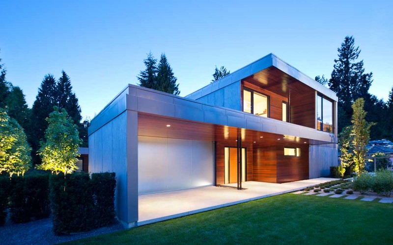 Architect Randy Bens has designed a contemporary family home in West Vancouver, Canada.