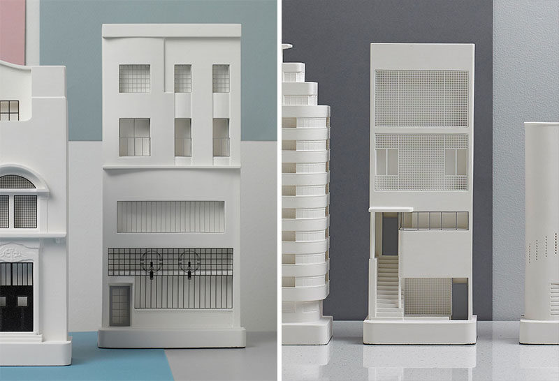 40 Awesome Gift Ideas For Architects And Interior Designers // A simple decorative white model of a building they like.