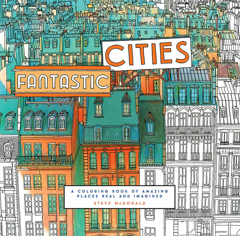 40 Awesome Gift Ideas For Architects And Interior Designers // A famous cities coloring in book.