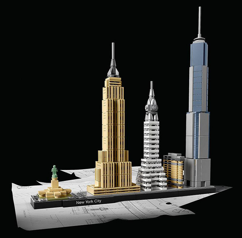 40 Awesome Gift Ideas For Architects And Interior Designers // Architectural Lego Sets