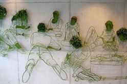 This Wall Art Is Made From Steel And Plants