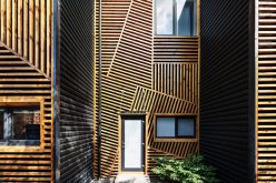 These Townhouses Feature A Creative And Artistic Wood Exterior