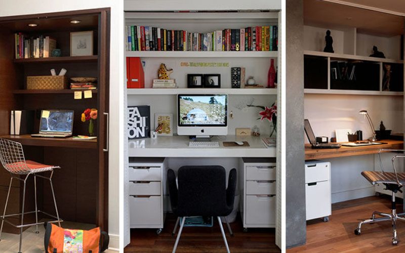 Маленькая Квартира Дизайн Идея – Создать Домашний Офис В Шкафу