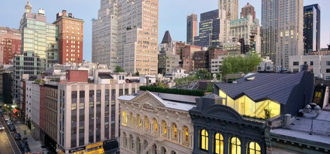 This old building in New York has been transformed into modern apartments