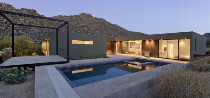 This Contemporary Desert Home Was Designed To Have A Low Impact On The Surrounding Environment