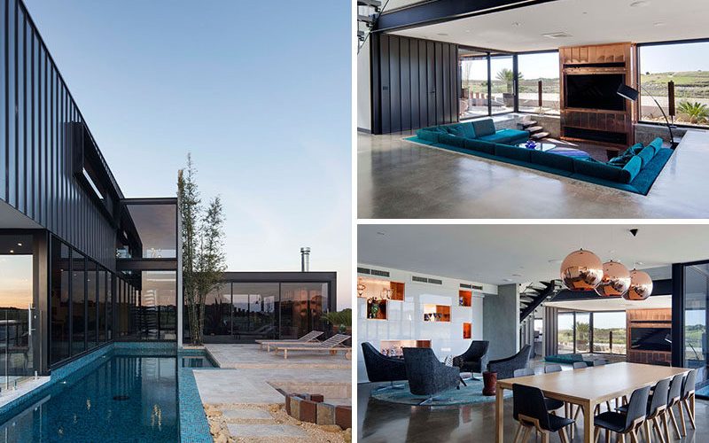 This home was designed to act as a hotel for the owner’s friends and family
