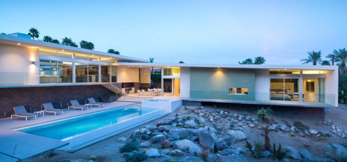 Этот Новый Дом Хранит Середины Века Современном Стиле Палм-Спрингс, Калифорния