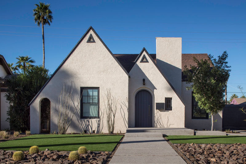 Chen + Suchart Studio have renovated this home in a 1930's era neighborhood of Phoenix, Arizona, and added a rear extension that created a larger living space and a new master bedroom.
