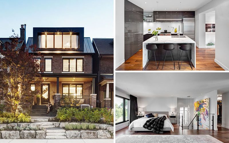 This century-old home in Toronto was given a contemporary makeover