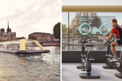 Фитнес-лодка с питанием от человеческой энергии был предложен на реке сена в Париже