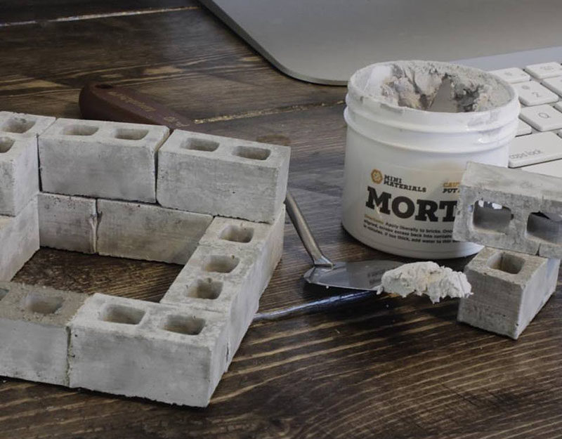 40 Awesome Gift Ideas For Architects And Interior Designers // Mini cinder blocks