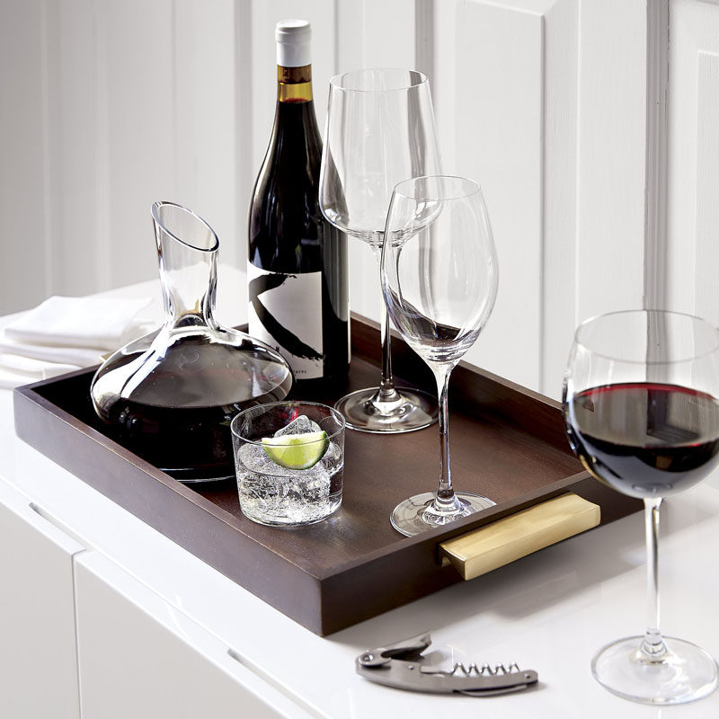 10 Unique Modern Wine Decanters // This simple decanter is just the right size for a small gathering of those who prefer their wine on the slightly more oxidized side.