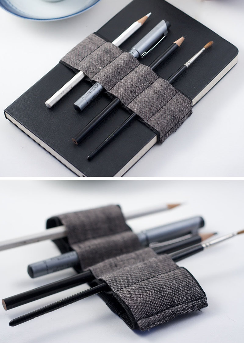 40 Awesome Gift Ideas For Architects And Interior Designers // A bandolier for their pens and pencils.