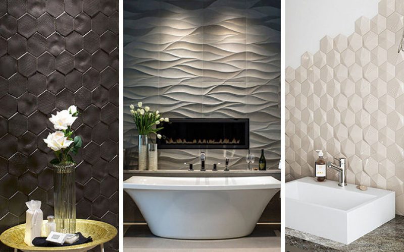 Плитка для ванной идея – Установка 3D плитки, чтобы добавить текстуру к вашей ванной комнате