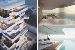 Оранжевый архитекторы создают уникальные апартаменты в башне с видом на пляж в городе Лимассол, Кипр