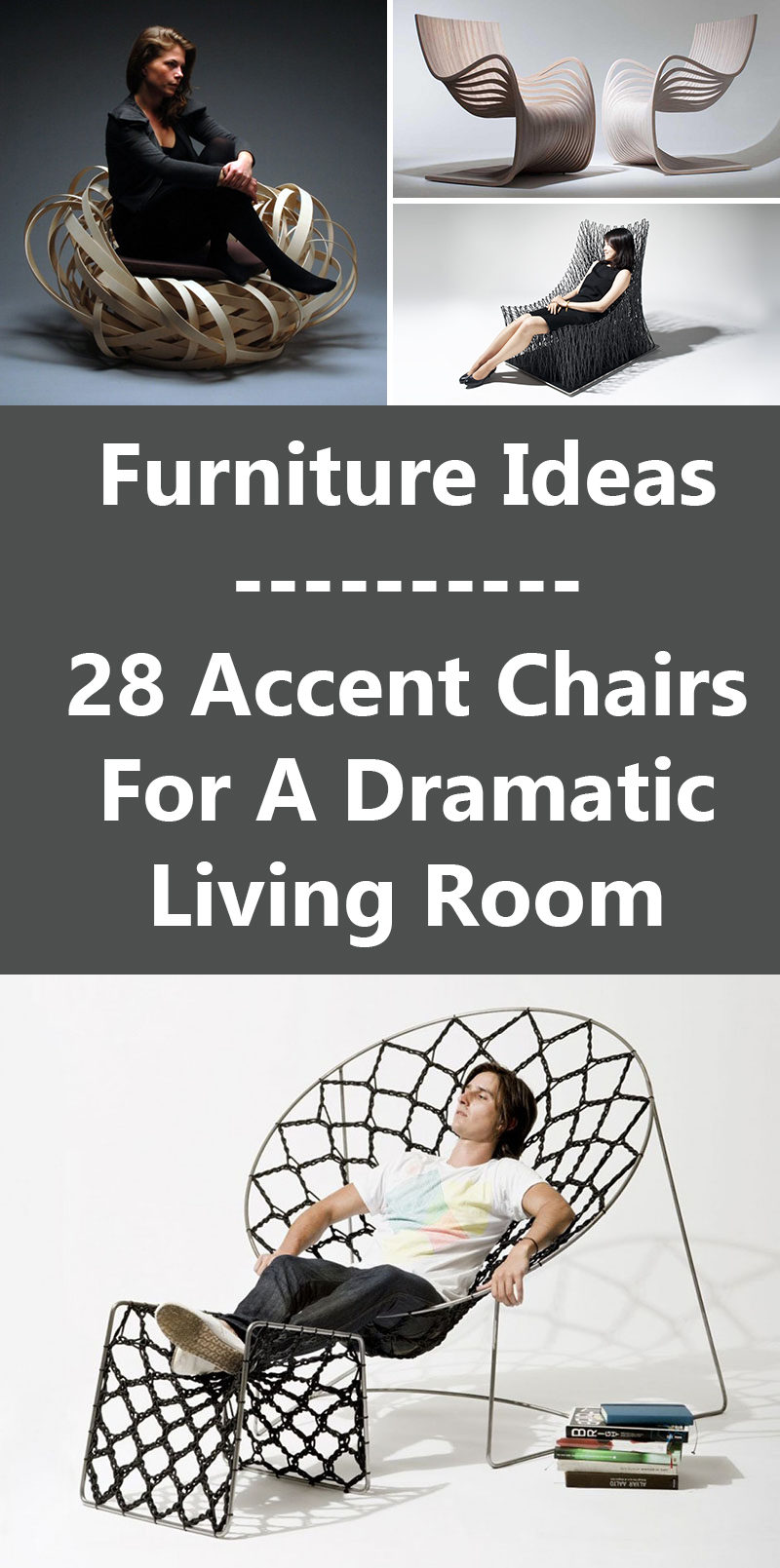Furniture Ideas - 28 Accent Chairs For A Dramatic Living Room