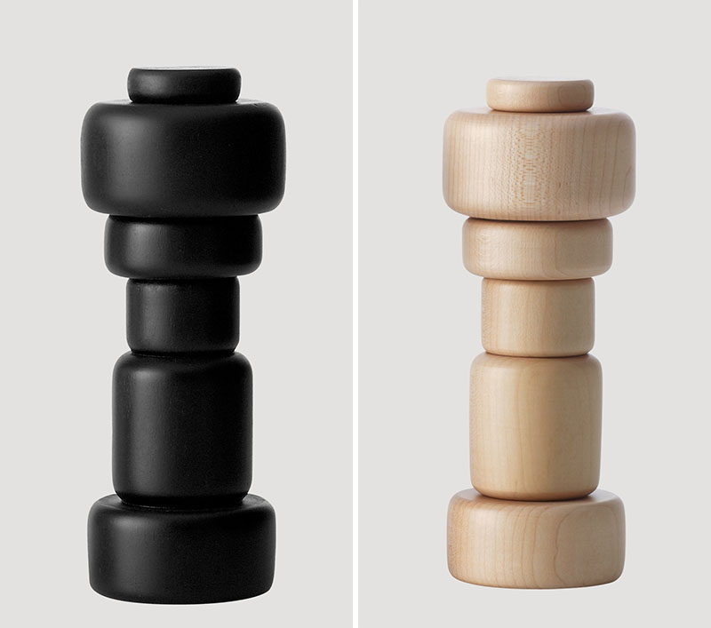 Essential Kitchen Tools - Salt and Pepper Mills // The adjustable grinder on the bottom of these wooden mills makes sure you get just the right grind every time.