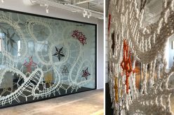 Веревки кружева художественные работы покрытия конференц-зала Windows в ШК etsy в Нью-Йорке