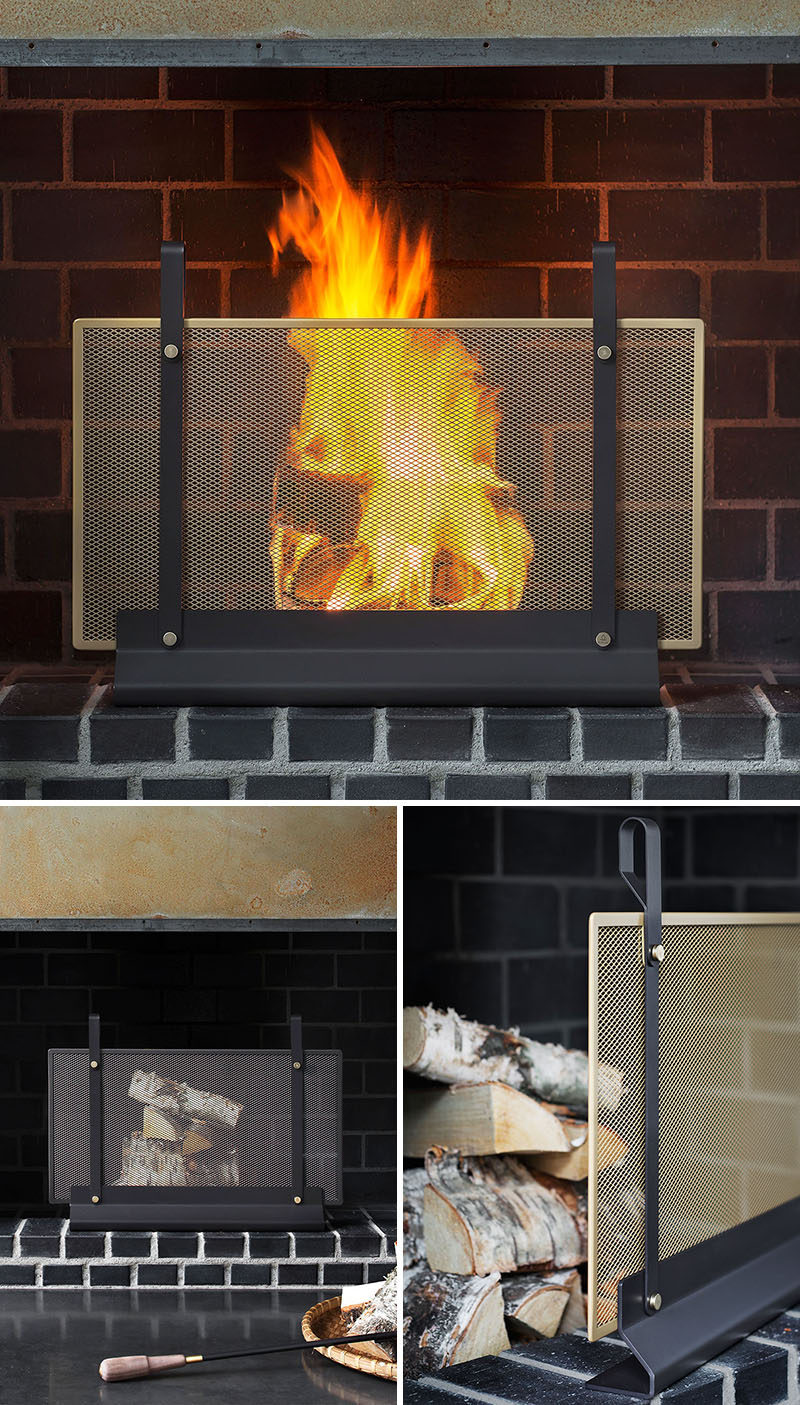 Dress Up Your Fireplace With These Contemporary Fireplace Accessories
