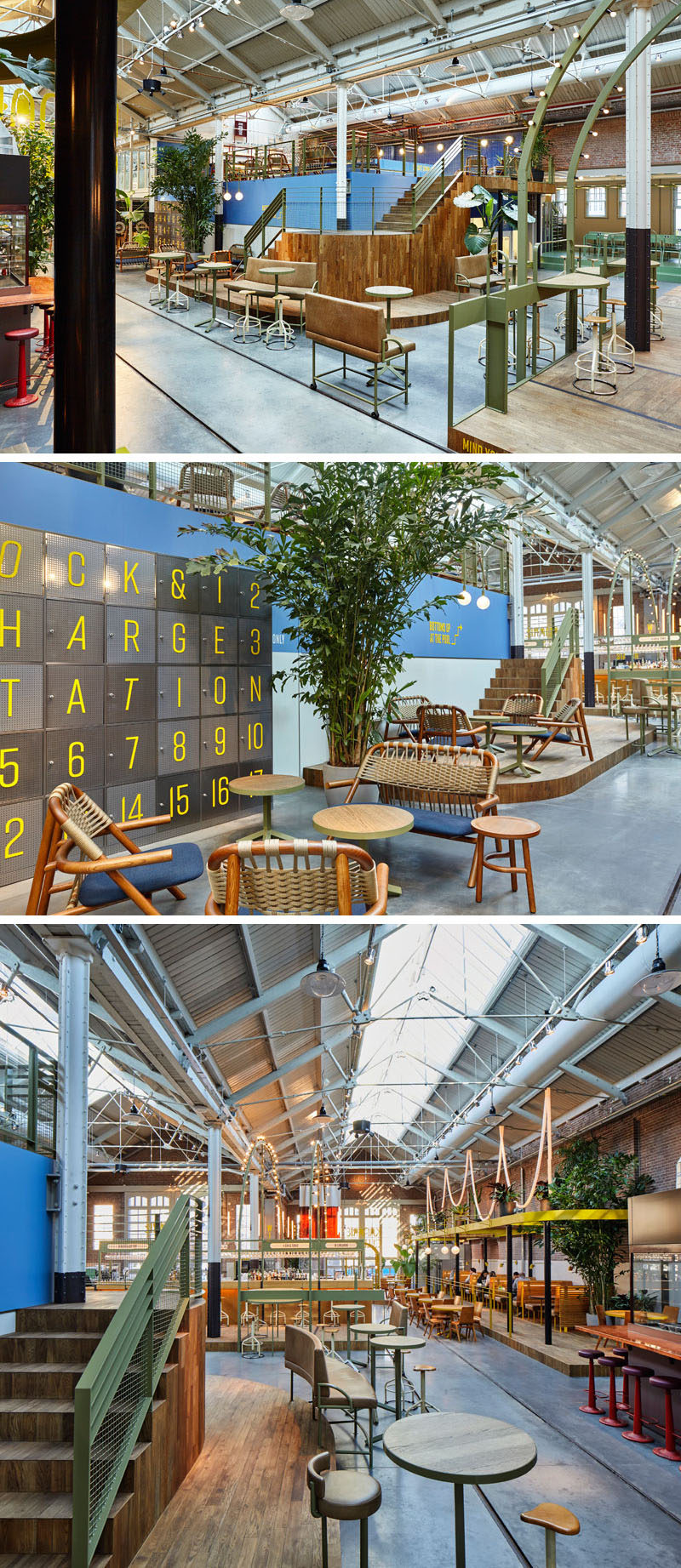 This restaurant and bar in Amsterdam can be found in a renovated tram depot.