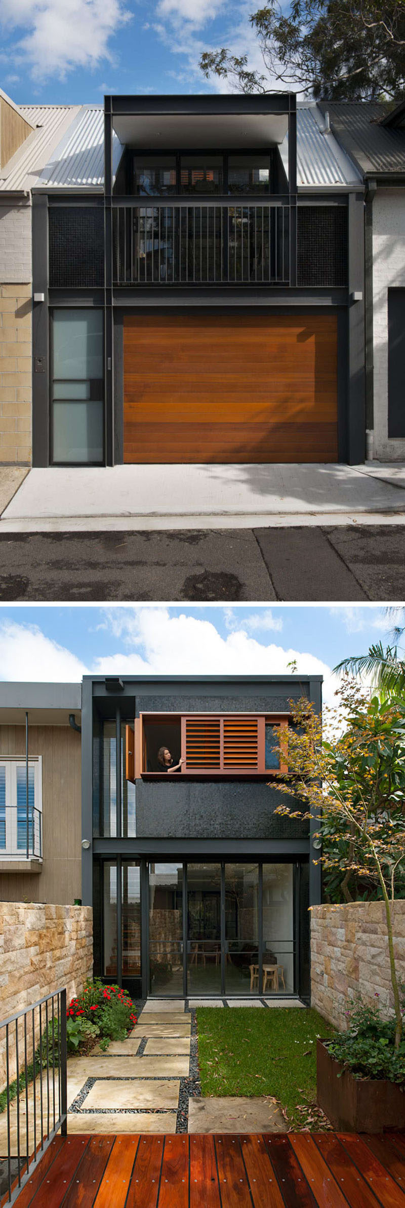 Celebrate Australia Day With These 14 Contemporary Australian Houses | This Sydney home opens up to an inner courtyard to enjoy an indoor/outdoor living.