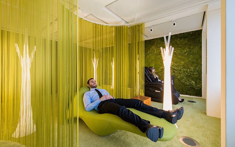 Дизайн Офиса Вдохновения – Это Современный Офис, Гостиная Зона Для Спокойного Отдыха