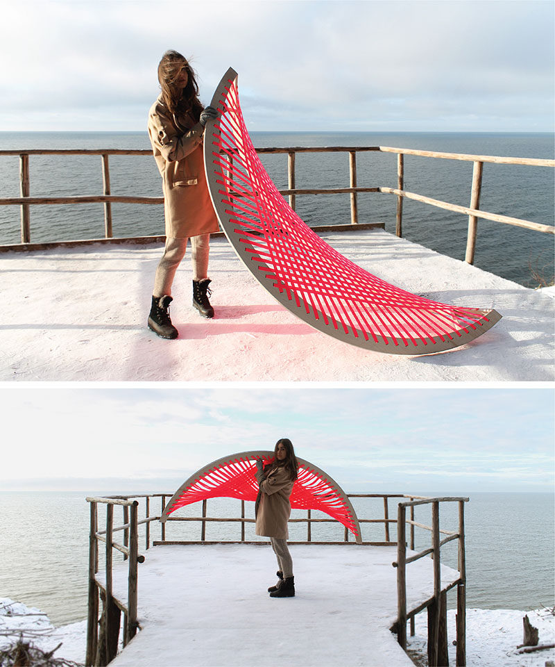 This Fun And Bright Outdoor Hammock Can Also Be A Soccer Goal