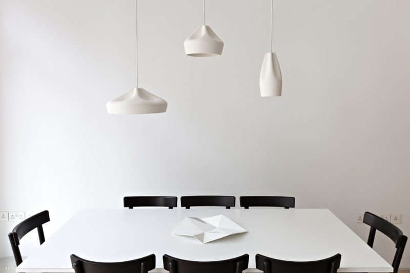 Home Decor Ideas - 6 Ways To Include Ceramic In Your Interior // The smooth folds in these ceramic pendant lights make it hard to believe that they could be made from anything other than a soft fabric.